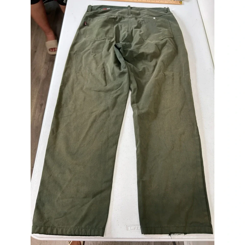 Saf-Tech FR Fire‎ Resistant Work Pants Olive Green PNT 2085 Mens 38x32 USA Made